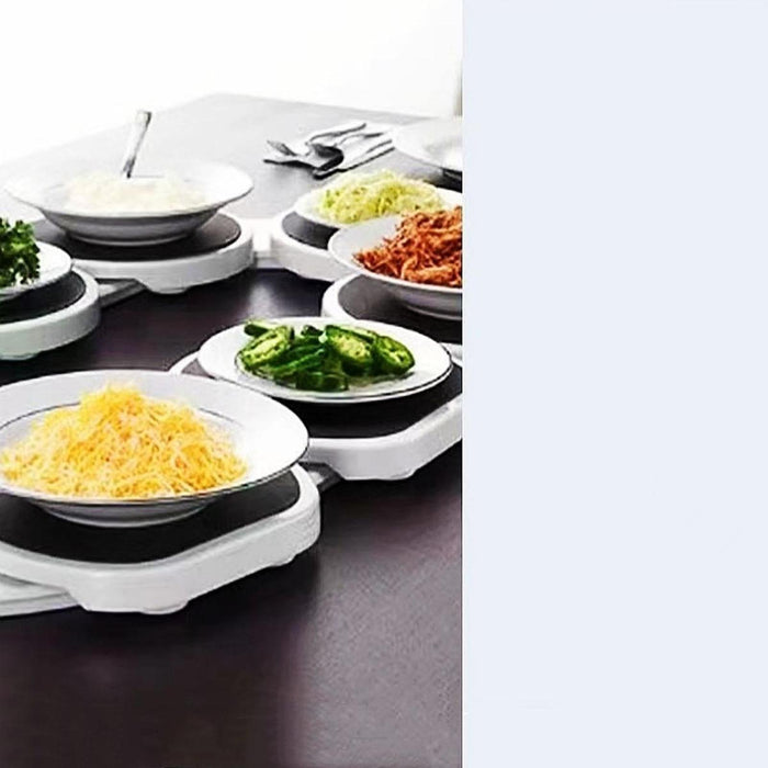 8 Pieces Kitchen Turntable Creative for Oblong Tables Dining Tables Weddings