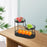 Cosmetic Rack Multi Layer Design Kitchen Storage Rack for Kitchen Countertop Small Black