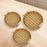 Woven Serving Tray Round Decorative Fruit Basket for Restaurant Party Picnic S