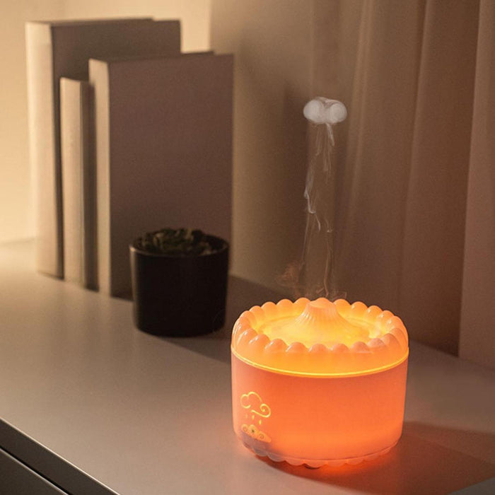 Air Humidifier Modern Essential Oil Aroma for Living Room Apartment white