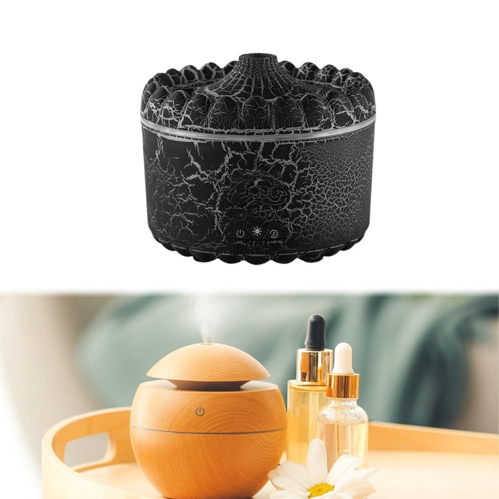 Air Humidifier Modern Essential Oil Aroma for Living Room Apartment black cracks