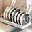 Pull Out Pot Rack Solid Cookware Storage Rack for Countertop Home Use Pantry Medium