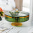 Desert Serving Plate for Daily Use Versatile Footed Cake Plate Muffins Donut green