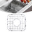 Dish Drying Rack Kitchen Sink Organizer Drain Tray for Cookware Counter Cafe