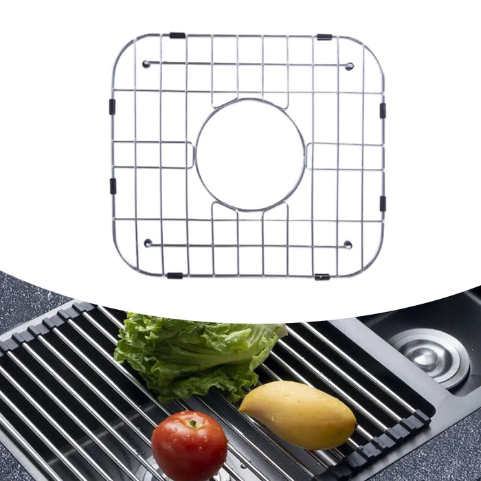 Dish Drying Rack Kitchen Sink Organizer Drain Tray for Cookware Counter Cafe