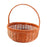 Imitation Rattan Picnic Basket Hand Woven Basket for Fruit Harvesting