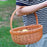 Imitation Rattan Picnic Basket Hand Woven Basket for Fruit Harvesting