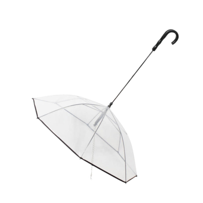 Pet Umbrella with Leash Practical Rainproof Multiuse for Pet Camping Walking