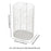 Umbrella Stand Rack Canes Walking Sticks Storage Bin for Entryway Hotel Home White