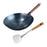 Wok Pan Cooking Wok Universal with Wooden Handle Gas Traditional Chinese Wok 40cm