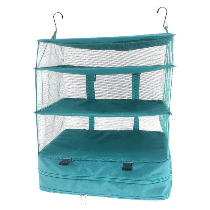 Closet Hanging Storage Shelves Hanging Organizer for Bedroom RV Baby Nursery green