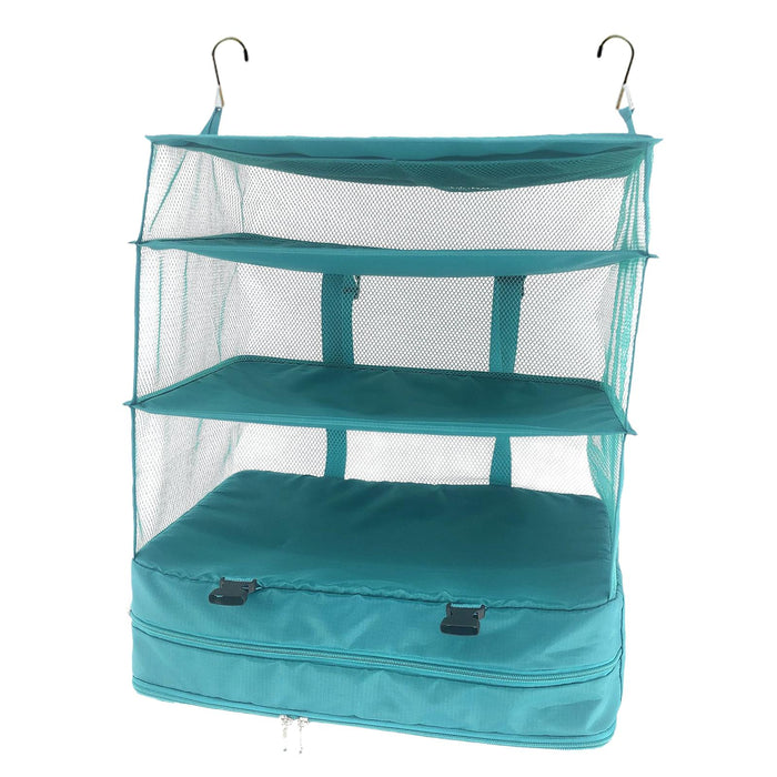 Closet Hanging Storage Shelves Hanging Organizer for Bedroom RV Baby Nursery green