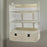 Closet Hanging Storage Shelves Hanging Organizer for Bedroom RV Baby Nursery white