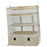 Closet Hanging Storage Shelves Hanging Organizer for Bedroom RV Baby Nursery white