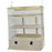 Closet Hanging Storage Shelves Hanging Organizer for Bedroom RV Baby Nursery white