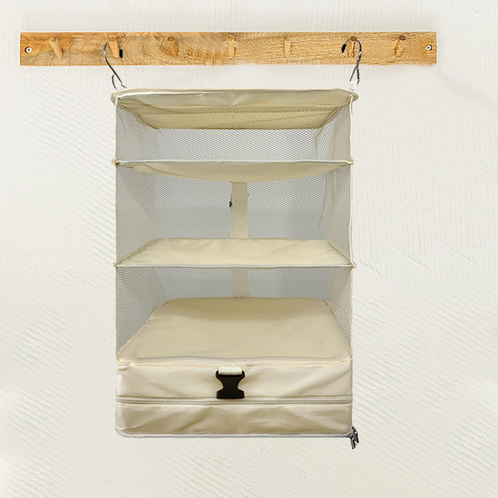 Closet Hanging Shelves Hanging Organizer for Closet Baby Nursery Living Room white