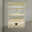 Closet Hanging Shelves Hanging Organizer for Closet Baby Nursery Living Room white