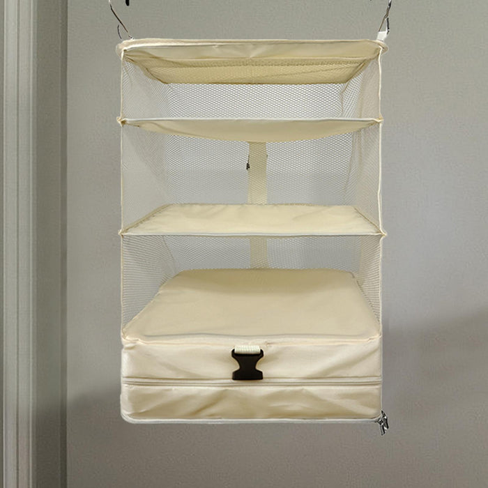 Closet Hanging Shelves Hanging Organizer for Closet Baby Nursery Living Room white