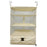 Closet Hanging Shelves Hanging Organizer for Closet Baby Nursery Living Room white