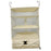 Closet Hanging Shelves Hanging Organizer for Closet Baby Nursery Living Room white