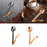 Teaspoon Long Handle Coffee Measuring Spoon for Beans Espresso Coffee Powder black