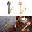 Teaspoon Long Handle Coffee Measuring Spoon for Beans Espresso Coffee Powder black