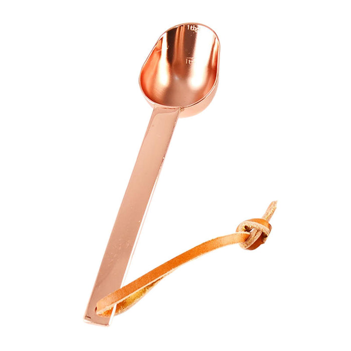 Teaspoon Long Handle Coffee Measuring Spoon for Beans Espresso Coffee Powder rose gold