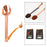 Teaspoon Long Handle Coffee Measuring Spoon for Beans Espresso Coffee Powder rose gold