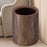 Wood Grain Trash Can Modern Home Waste Basket for Office Entryway Study Room 14L without lid