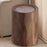 Wood Grain Trash Can Modern Home Waste Basket for Office Entryway Study Room 12L with lid