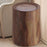 Wood Grain Trash Can Modern Home Waste Basket for Office Entryway Study Room 14L with lid