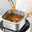 Crofta Deep Fryer Multipurpose Pot Stainless Steel for Restaurant Chicken Wing Cafe