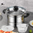 Stainless Steel Saucepan Multipurpose Frying Pan Skillet for Pasta Spaghetti double handle