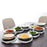 Rotating Lazy Tray Serving Trays Turntable Food Serving Stand for Gatherings 10 trays