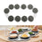 Rotating Lazy Tray Serving Trays Turntable Food Serving Stand for Gatherings 10 trays