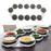 Rotating Lazy Tray Serving Trays Turntable Food Serving Stand for Gatherings 12 trays