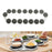 Lazy Turntable Swivel Tabletop Storage Stand for Weddings Gatherings Kitchen 16 Plates