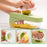 Veggie Chopper Dicing Machine Vegetable Slicer Professional for Garlic Fruit 7 pcs