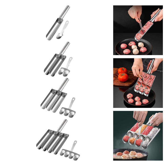 Creative Meatball Maker Useful Spoon Meat Tool for Camping Household Burger 1 Single