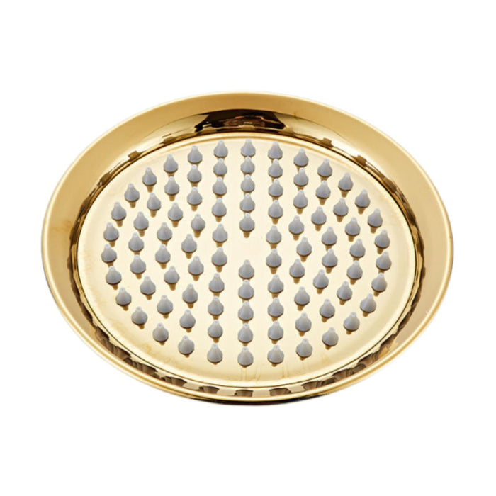 Rain Shower Head Easy to Install Retro Shower Sturdy Stainless Steel gold