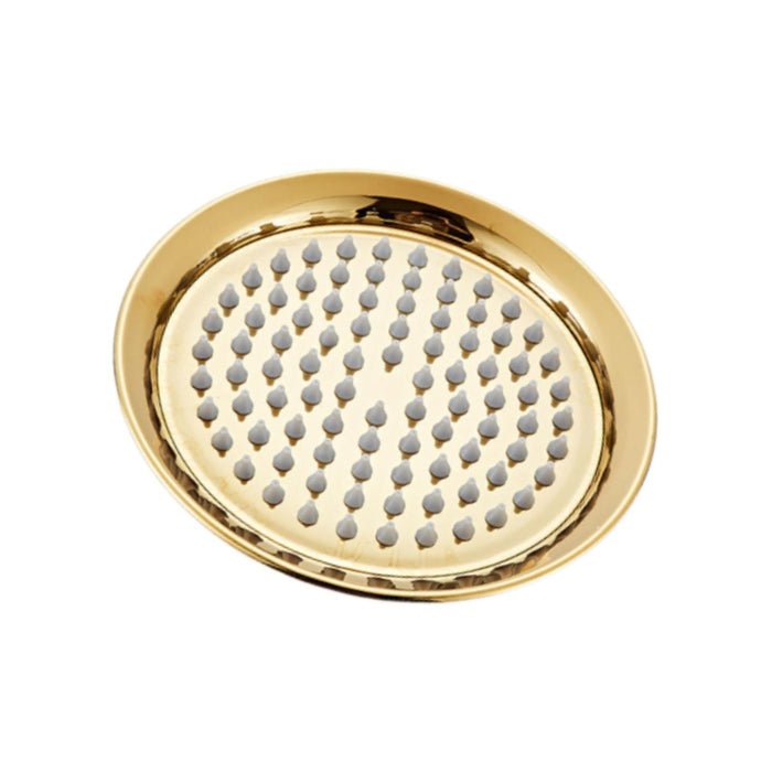 Rain Shower Head Easy to Install Retro Shower Sturdy Stainless Steel gold