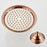 Rain Shower Head Easy to Install Retro Shower Sturdy Stainless Steel rose gold