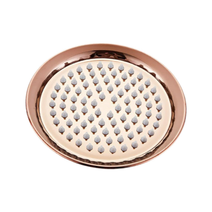 Rain Shower Head Easy to Install Retro Shower Sturdy Stainless Steel rose gold