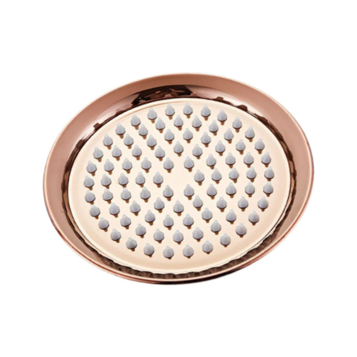 Rain Shower Head Easy to Install Retro Shower Sturdy Stainless Steel rose gold