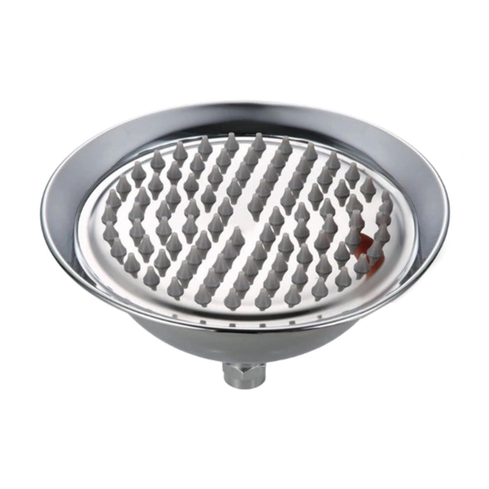 Rain Shower Head Easy to Install Retro Shower Sturdy Stainless Steel chrome