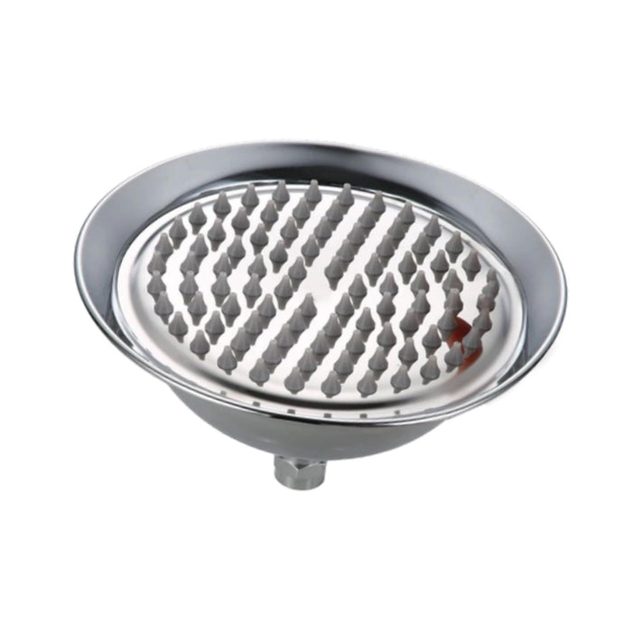 Rain Shower Head Easy to Install Retro Shower Sturdy Stainless Steel chrome