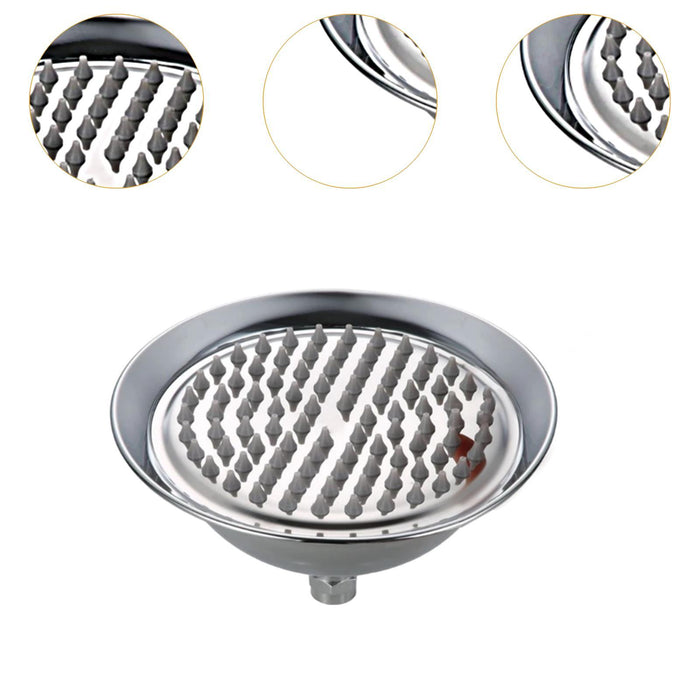 Rain Shower Head Easy to Install Retro Shower Sturdy Stainless Steel chrome