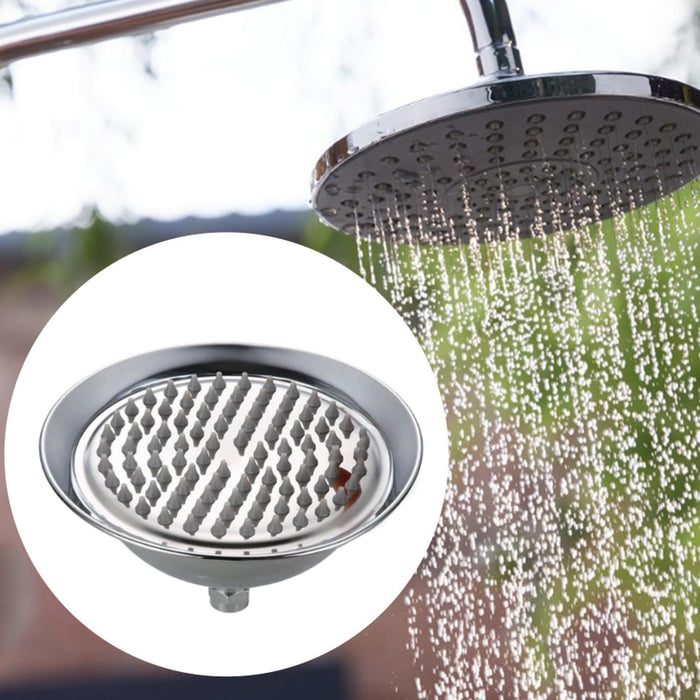 Rain Shower Head Easy to Install Retro Shower Sturdy Stainless Steel chrome