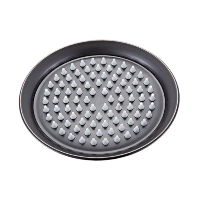 Rain Shower Head Easy to Install Retro Shower Sturdy Stainless Steel black