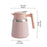 1.1L Thermal Kettle with Lid Thermal Coffee Pot for Household Barbecue Party